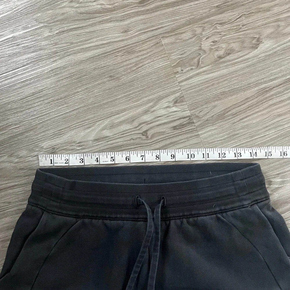 Lululemon Scuba High-Rise Jogger Black Fleece Sweatpants LW5CV9S Size 8